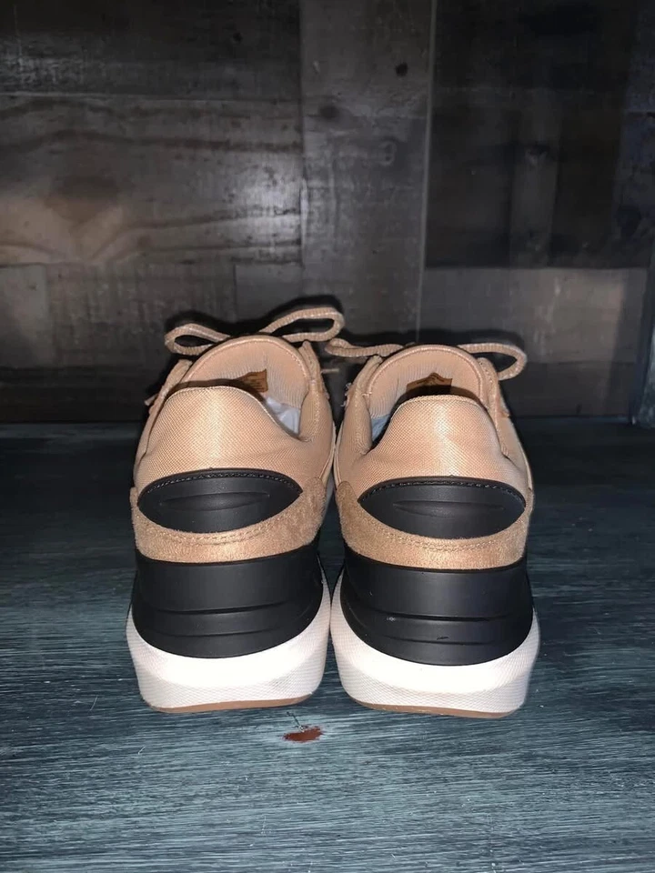 Zapatillas deportivas Zara oro rosa carey para mujer de moda talla 7,5” Foto 3 de 4