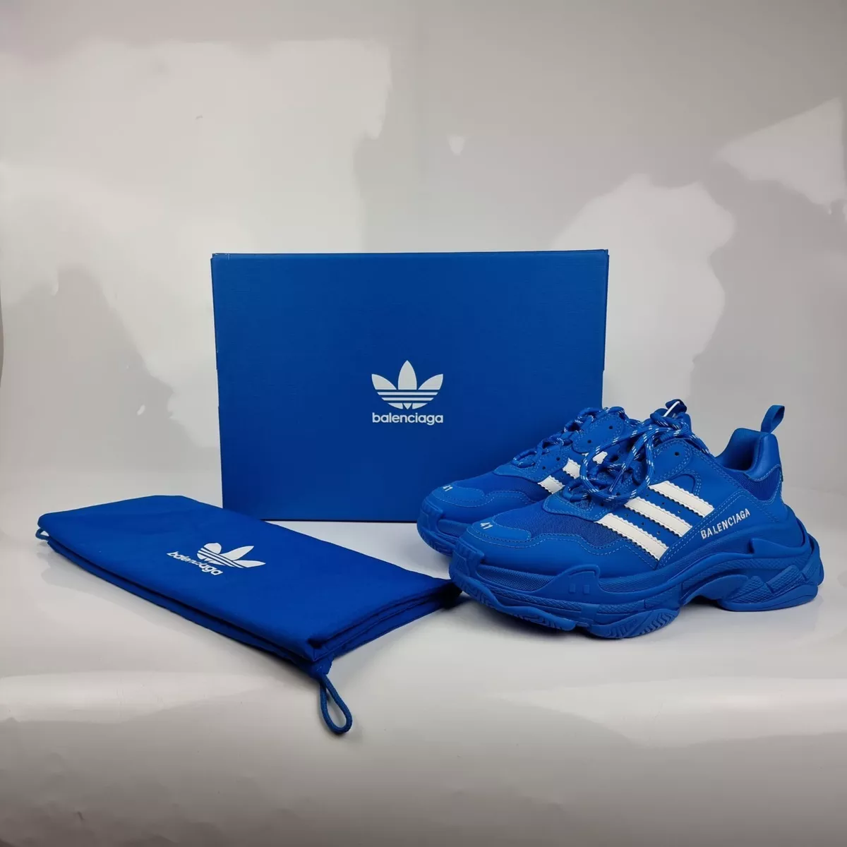 Mens Balenciaga arena Blue high top trainers size 4410 100 authentic w orig eBay #34 Mens Balenciaga arena Blue high top trainers size 4410 100 authentic w orig eBay