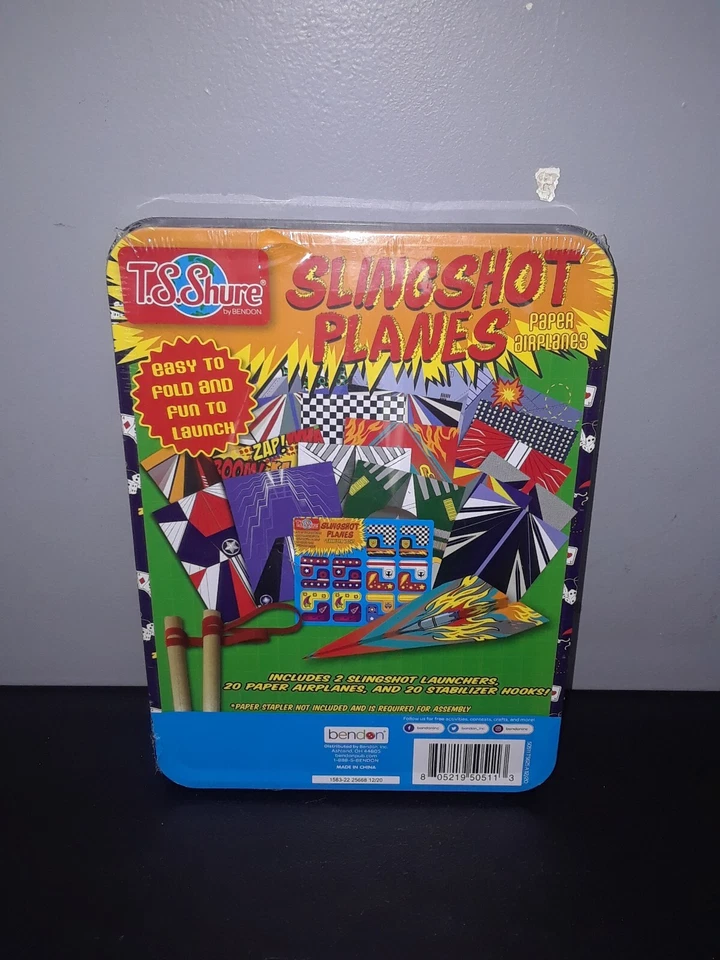 T.S.Shure Slingshot Planes Paper Airplanes By Bendon - Image 2 of 4