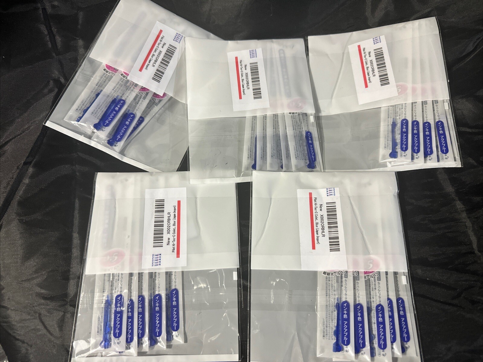 25pcs Pilot Hi-Tec-C Coleto 0.5mm Gel Ink Pen Refill Blue (Japan Import)