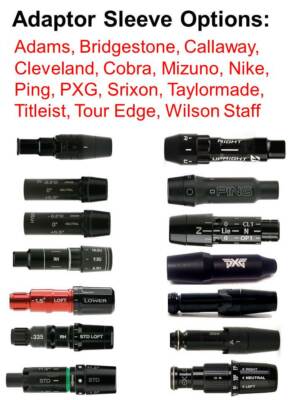 Fujikura ATMOS Red Shaft 5 /6, R2 /R /S +Adaptor Sleeve Tip +Grip