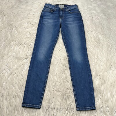 Current Elliot Women's 26 High Waist Stiletto Skinny Jeans Medium Love Found