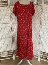 Vintage Nightingales Maxi Dress Size 14 Holiday,Cruise,Party,Casual