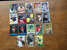 18 NEAR MINT 1994 - 2005 BASEBALL CARDS LOT BOWMAN TOPPS + STARS ROOKIES GRADE