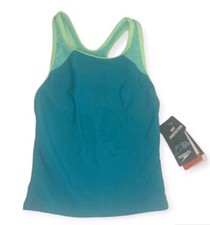 New Speedo Kids Speedo Kids - Strappy Emerald Green Tankini Top Size 7