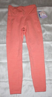 JoyLab Women's High-Rise Leggings Pockets peach XS New