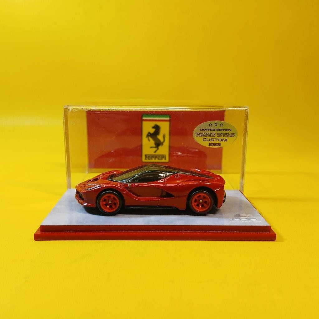 Hot Wheels FERRARI LaFERRARI Red Custom RED CM6 'Speed Machines