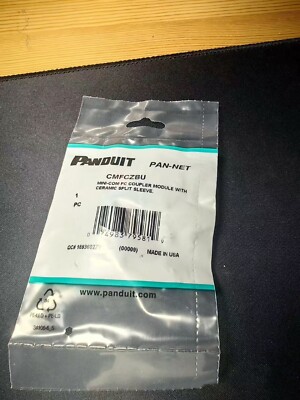 PANDUIT  CMSEISCEI ( 10PC) MINI-COM SIMPLEX FIBER OPTIC ADAPTER MODULE