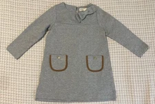 Hope & Henry Pocket Dress with Bow Girls Size 3