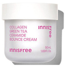 Innisfree New Collagen Green Tea Ceramide Bounce Cream 50 ml Elastics Mositure