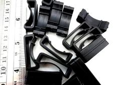 1", 25mm Wide Strap End Loop Fastener Webbing End Fastener - Durable Belt Loop!