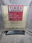 VTG 1970s Timex Automatic Countertop Watch Display Case Counter