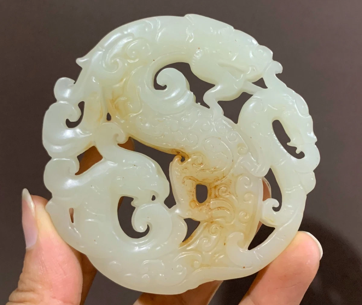 Dragon 白玉中国风雕像、雕像| eBay