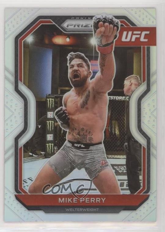 2021 Panini Prizm UFC Silver Prizm Mike Perry #19 7i2