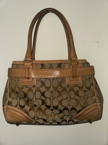 Coach Hampton Signature satchel - Picture 2 of 8