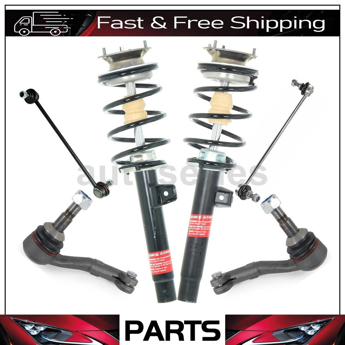 BMW 135i 3.0L 6-Piece Tie Rod Sway Bar Link Strut Assembly Kit