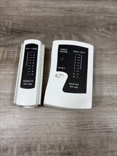 Universal Network Cable Tester Tool, BNC, RJ45, RJ11 3-in-1 Multi-Tester White
