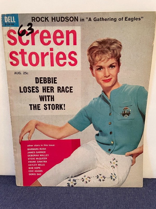1963 Screen Stories Magazine Cover Debbie Reynolds