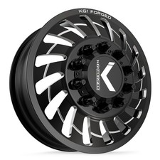 24x8.25 Kg1 Forged Kd005 Razor Black Left Directional Dually Wheel 8x200 145mm 24x8.25 Kg1 Forged Kd005 Razor Black Left Directional Dually Wheel 8x200 145mm
