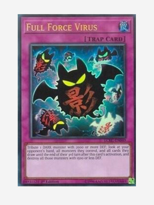 Full Force Virus - LCKC-EN049 - ULTRA RARE - Unlimited E. - NM/M