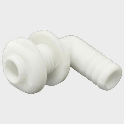 Rule Boat 90 Degree OEM Thru Hull Fitting 3/4IN White Plastic 61 29-61
