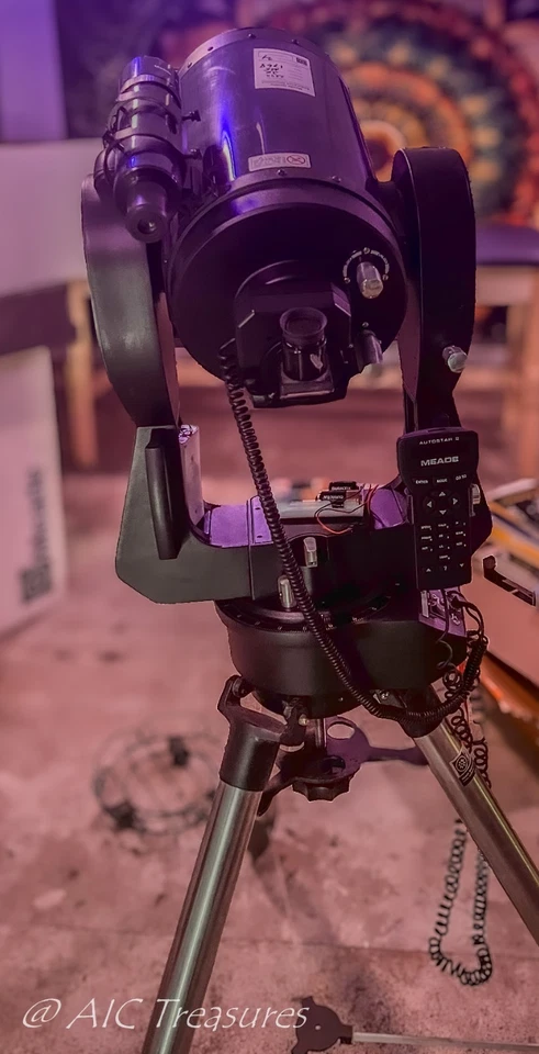 8" Meade LX 200 GPS Telescope with Case and Accessories . - Image 4 of 4