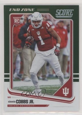 2018 Score Rookies End Zone 4/6 Simmie Cobbs Jr #390 Rookie RC fm0