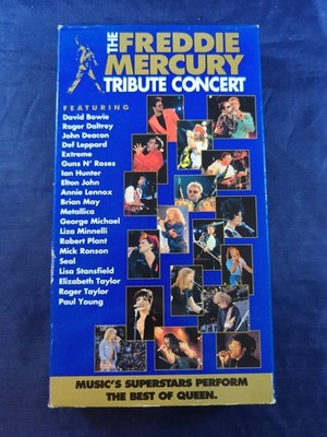 The Freddie Mercury Tribute Concert 1993 VHS Tape