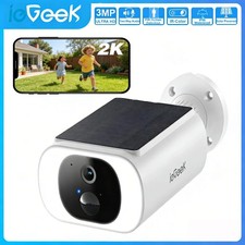 ieGeek 3MP Solar Kamera ÜBERWACHUNGSKAMERA Outdoor WLAN WIFI IP CAMERA Set AUßEN