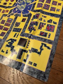 World of Dragon Warrior II (2) Map Poster Insert Video Game Nintendo NES Vintage