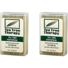 - Tea Tree  Menthol Toothpicks 100 Count  2-Pack 