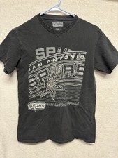 San Antonio Spurs NBA Shirt Small Black Youth Used