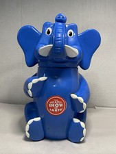 Vintage Ringling Bros Barnum Bailey Circus Elephant Flip Cup Mug Hinged Lid 9"