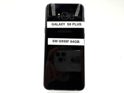 Samsung Galaxy S8 Plus - SM-G955F - 64 GB - Midnight Black - Displayriss