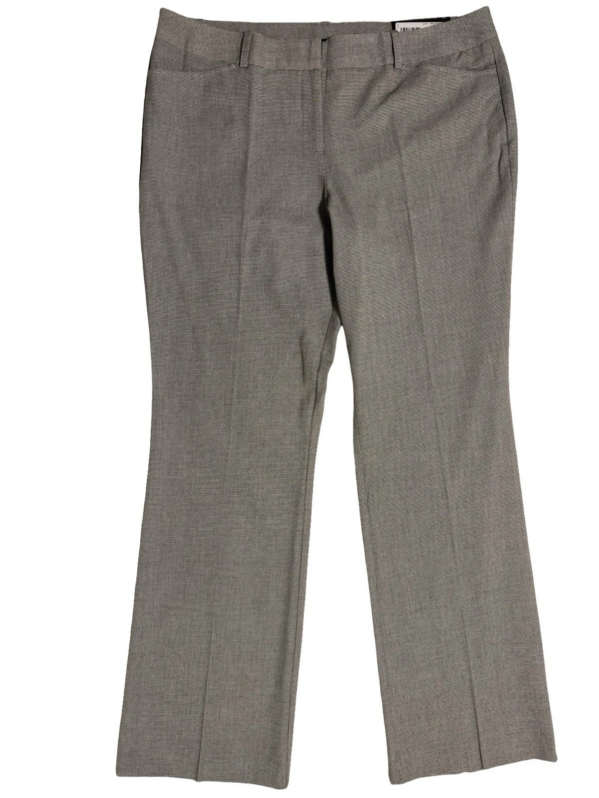 WORTHINGTON Modern Fit Black White Trouser Leg Pants Zip Fly Women’s Sz 14W NWT