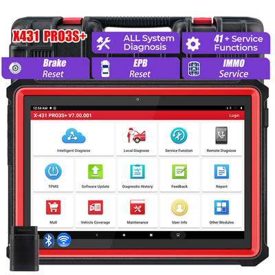 LAUNCH X431 PRO3S+ V+ PRO KFZ OBD2 Diagnosegerät ALL SYSTEM TPMS Injector coding