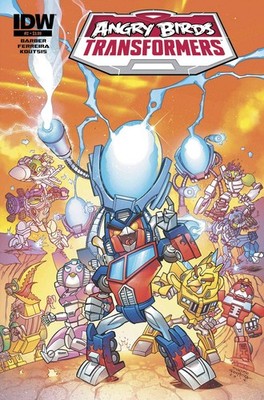 ANGRY BIRDS TRANSFORMERS #2 IDW PUBLISHING