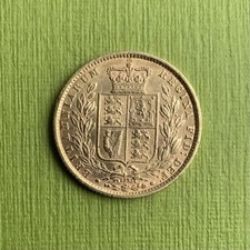 1870 Victoria Gold Sovereign with Young Head and Shield Back