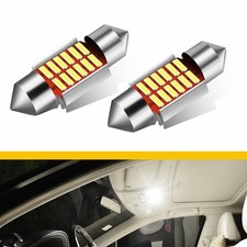 2x AUXITO DE3175 31MM DE3022 LED Car Dome Map Light Bulbs 12V 6000K Bright White