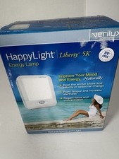 Verilux HappyLight Liberty 5K Light Therapy Lamp Tested w/ Box UV Free