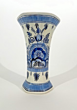 Vase / Trumpet Vase - Delft Blue Earthenware - hand painted - Holland 261