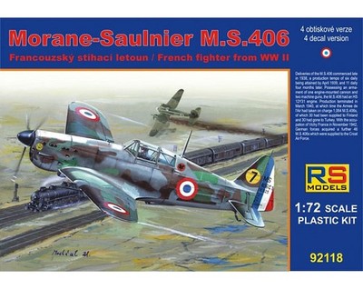 RS Models 1/72 French Morane Saulnier MS.406 France 1940