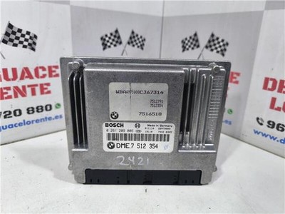 DME7512354 motorsteuergerät BMW SERIE 3 BERLINA E46 1998 297458