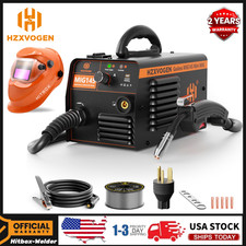 HZXVOGEN Mini MIG Welder 110V/220V No Gas/Gasless Flux Core Weld 145A MIG145