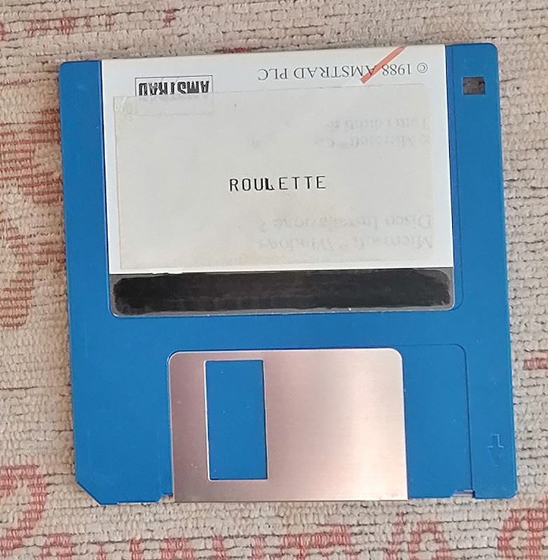 Commodore Amiga disk with working labeled titles - for use as blank disk
