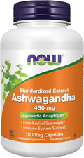 Supplements, Ashwagandha Withania Somnifera 450 Mg Standardized Extract , 180
