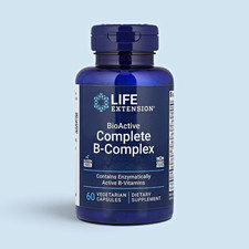 Life Extension BioActive Complete B-Complex 60 Kapseln vegetarisch (5er …
