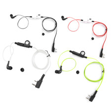 Earphone Headset Two Way Radio PTT Microphone In Ear Type Earpiece For