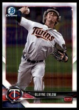 Blayne Enlow 2018 Bowman #BCP141 Twins MLB READ FREE SHIPPING AutographDen