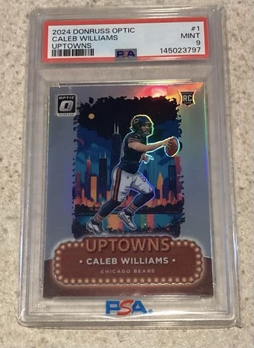 2024 Panini Donruss Optic - Uptowns Caleb Williams #1 (RC) Case Hit Psa 9 Mint